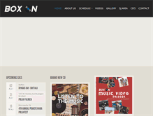 Tablet Screenshot of boxonband.com
